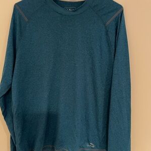 L.L. Bean Men's Large Blue Hiking Shirt